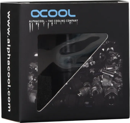 Raccord autobloquant Alphacool Eiszapfen Quick Coupling Mâle G1/4 (Noir)