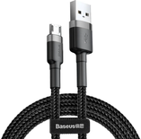 Cable Baseus Cafule USB 2.0 type A - Micro B M/M 3m (Noir/Gris)