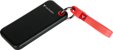 Disque SSD externe Verbatim Pocket - 2To (Noir/Rouge)