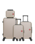 SWISS KOPPER  -  Lot de 4  -  Valise weekend, valise cabine, valise cabine XXS et vanity SPIEZ