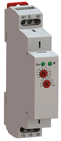 Relais temporisé rail DIN multifonction tension 12 à 240V - TMD50U