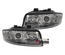 PHARES FEUX AVANTS CHROM DEVIL EYES LED AUDI A4 B6/8E (00392)