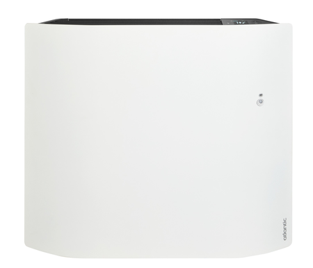 Radiateur électrique connecté lumineux DIVALI horizontal 1500W blanc carat - ATLANTIC - 507613