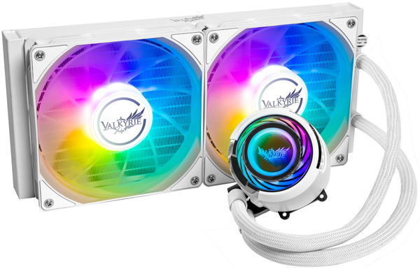 Kit Watercooling AIO Valkyrie Jarn RGB - 280mm (Blanc)