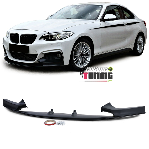 LAME BECQUET SPOILER AVANT SPORT POUR BMW SERIE 2 F22 PACK M (05399)