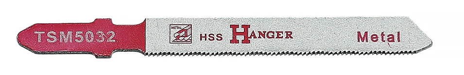 Pack de 5 lames de scie sauteuse TSM5032 pour métal 50mm - HANGER - 150203