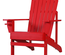 Fauteuil de jardin Adirondack porte-gobelet sapin
