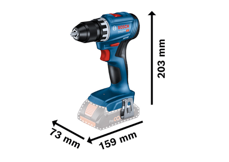 Perceuse visseuse 18V GSR 18V-45 (sans batterie ni chargeur) en coffret L-BOXX - BOSCH - 06019K3201