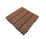 Pack dalle de terrasse 1m² bois composite modular (11 pièces 30 x 30 cm) - Coloris - Terre cuite, Largeur - 30 cm, Longueur - 30 cm, Surface couverte en m² - 1