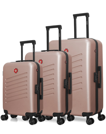Set de 3 Valises Rigides Grand Format, Taille Moyenne et Valise Cabine ZURICH