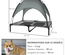 Lit pour chien chat sur pieds + parasol + sac de transport