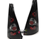 PAIRE DE FEUX ARRIERES LEXUS NOIRS CITROEN C3 (03478)