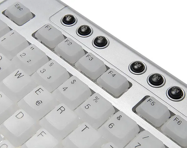 Clavier filaire Revoltec LightBoard XL 2 (Argent)