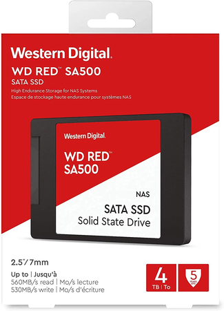 Disque SSD Western Digital Red SA500 NAS 500Go - S-ATA 2,5"