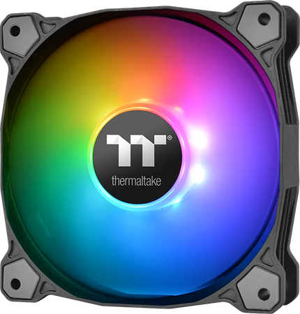 Lot de 3 Ventilateurs de boitier Thermaltake Pure - 12cm (Noir)