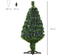 Sapin de Noël artificiel lumineux fibre optique vert