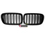 GRILLES CALANDRES SPORT NOIR BRILLANT DOUBLES LAMES BMW X3 F25 2010-2014 (05126)