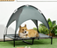 Lit pour chien chat sur pieds + parasol + sac de transport