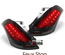 FEUX ROUGES NOIRS BANDES CELIS  ET LED LOOK PACK SPORT SUZUKI SWIFT II 2010-2017 (05459)