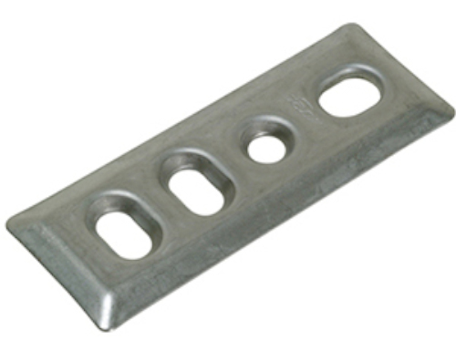 Gâche platine inférieur pour verrou TITAN - FAPIM - 3734_00
