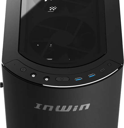 Boitier Grand Tour E-ATX InWin 915 RGB avec panneau vitré (Noir)