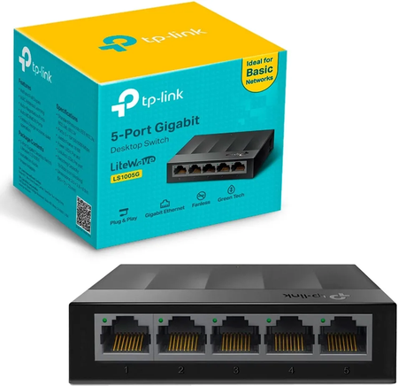 Switch réseau ethernet Gigabit TP-Link LiteWave LS1005G - 5 ports