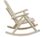 Fauteuil de jardin rocking chair bois de pin