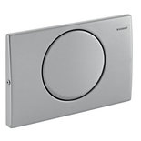 Plaque de déclenchement interrompable MAMBO acier inoxydable - GEBERIT - 115.751.00.1
