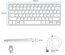 Clavier sans fil Bluetooth Advance SmartKeys Plus (Gris)