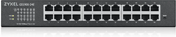 Switch réseau ethernet Gigabit Zyxel GS1900-E v3 - 24 ports