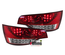 FEUX ARRIERES ROUGES CLAIRS A LED AUDI Q7 2005-2009 (14576)
