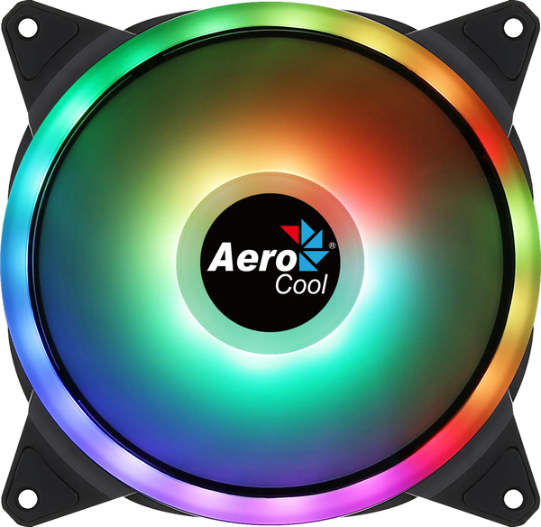 Ventilateur de boitier Aerocool Duo 14 RGB 14cm (Noir)