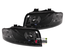 PHARES FEUX AVANTS NOIRS DEVIL EYES LED AUDI A4 B6/8E (00393)