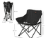 Chaise de camping pliable avec sac de transport