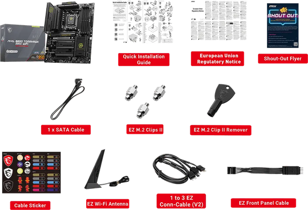 Carte Mère MSI Mag B850 Tomahawk Max WiFi (AMD AM5)