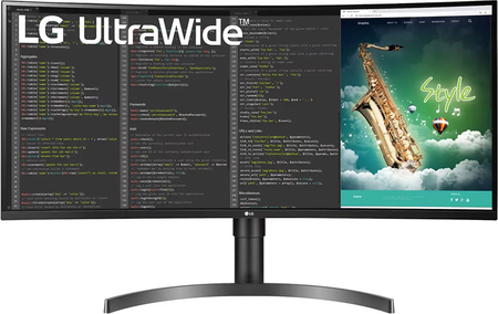 Ecran incurvé 35" LG UltraWide 35WN75CP-W UWQHD 100Hz (Noir)