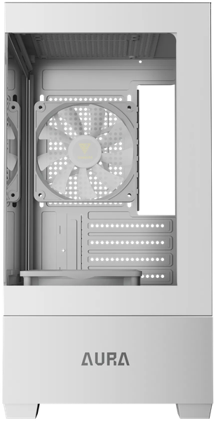 Boitier Mini Tour Micro ATX Gamdias Aura GC9M RGB avec panneaux vitrés (Blanc)