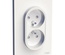 Prise de courant ODACE 2P+T double blanc à griffes spécial rénovation - SCHNEIDER ELECTRIC - S521089