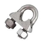 Serre-câble étrier standard 3/4mm en acier zingué - CHAPUIS - 300/3Z