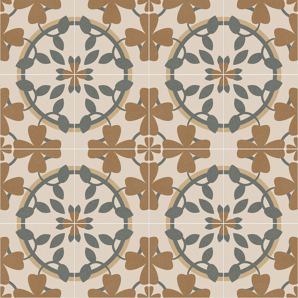 BALI Munduk 20 x 20 cm - Carrelage effet carreaux de ciment