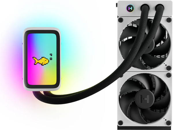 Kit Watercooling AIO Hyte Thicc Q60 - 240mm (Noir/Blanc)
