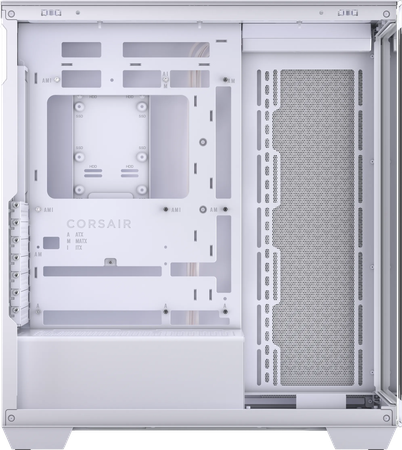 Boitier Moyen Tour E-ATX Corsair 3500X avec panneaux vitrés (Blanc)