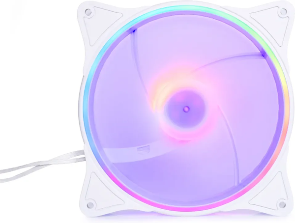 Ventilateur de boitier Alphacool Rise Aurora RGB - 14cm (Blanc)