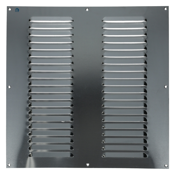 Grille estampée 436 largeur 400mm hauteur 400mm anodisé argent - RENSON - 16266
