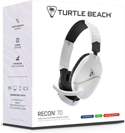 Casque Gamer Turtle Beach Recon 70 (Blanc)