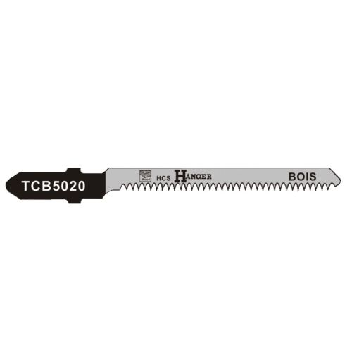 Pack de 5 lames de scie sauteuse TCB5020 pour le bois 50mm - HANGER - 150217
