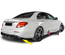 DIFFUSEUR SPORT NOIR PACK SPORT E53 AVEC DOUBLES SORTIES MERCEDES CLASSE E 213 PH1 (05010)