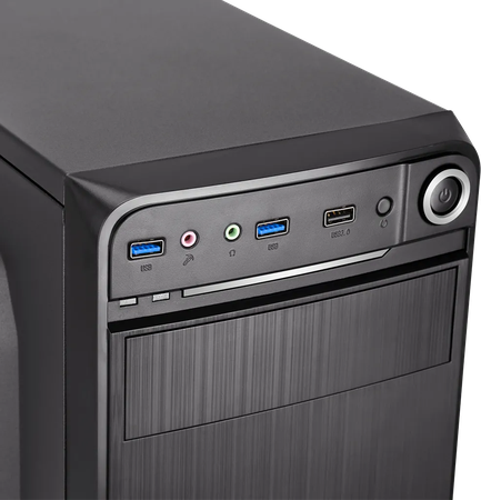 Boitier Moyen Tour ATX Advance Origin (Noir) avec alimentation 350W