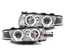 PHARES FEUX AVANTS ANGEL EYES CHROM BMW E38 SERIE 7 1998-2001 (03419)