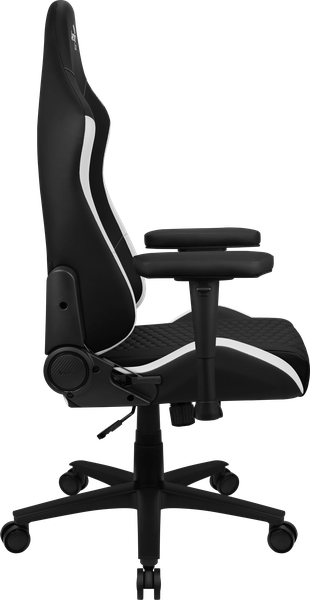 Fauteuil Gamer Aerocool Crown Leatherette (Noir/Blanc) 